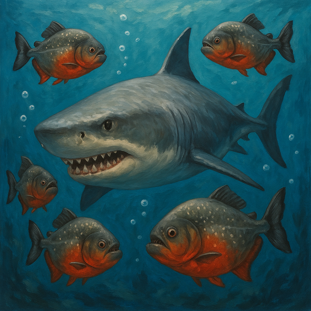 🦈 “Predators of the Deep” – Digital Artwork Download