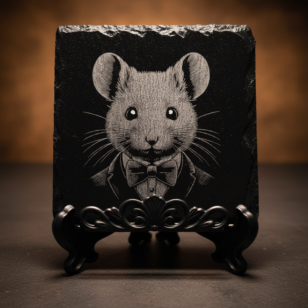 Exact Slate Coaster Replica